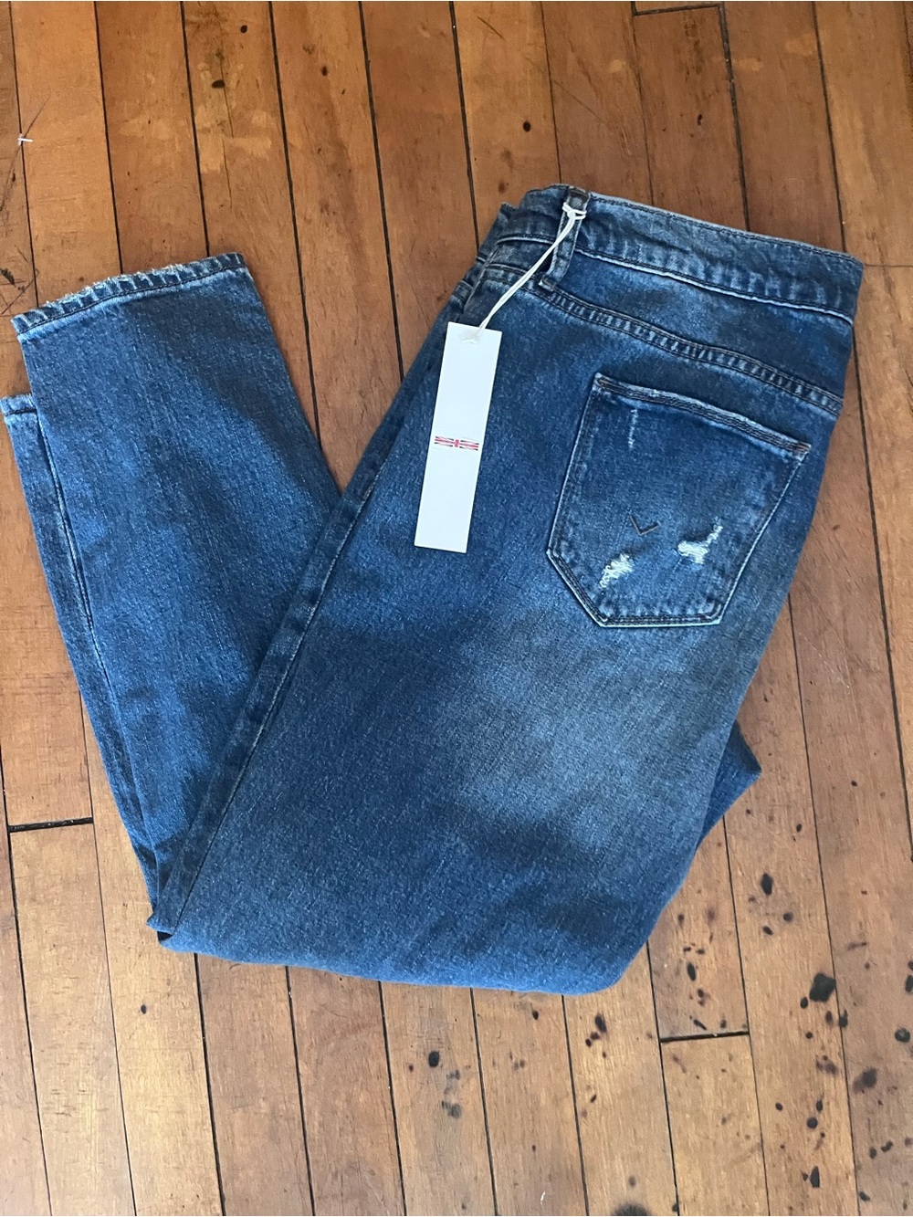 Hudson Krista Blue Denim Jeans New